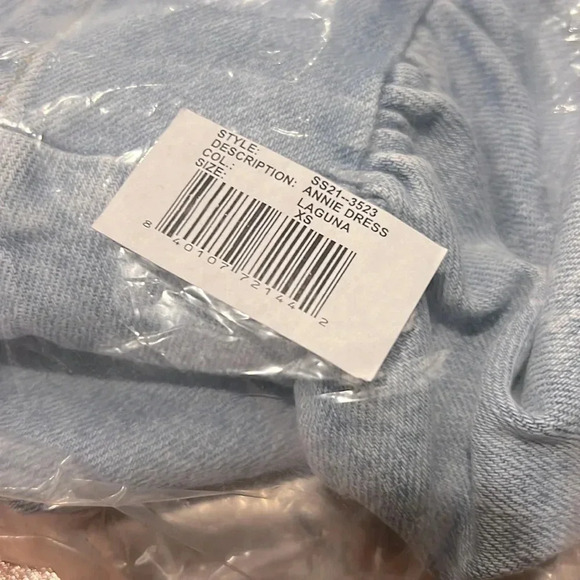 Retrofête Annie Dress Laguna Denim Distressed Dress Size XS - Picture 6 of 6